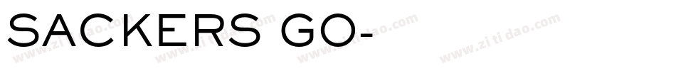 SACKERS GO字体转换